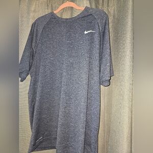 Nike Men's Heathered Blue Swim Tee